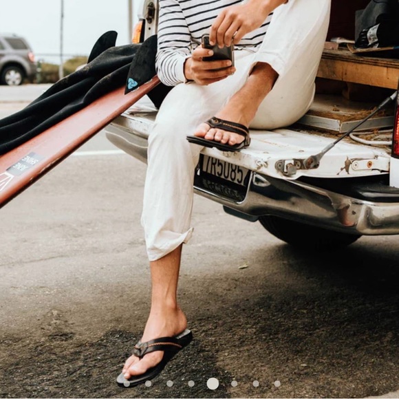 OluKai Shoes Olukai Hiapo Mens Leather Beach Sandles Size 1 Poshmark